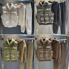 Schiaparelli new three-piece cotton suit with uniquely shaped buckle embellishments-5387  